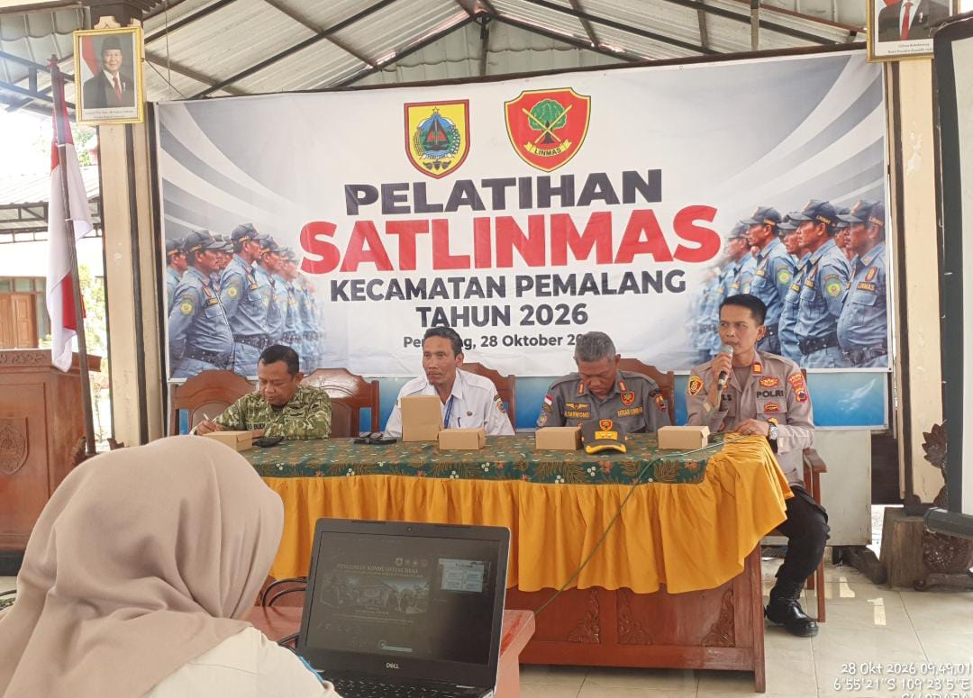 Pastikan Pengamanan Optimal, Pemcam Pemalang Latih Satlinmas untuk Pilkades Serentak 6 IMG 20261028 WA0049
