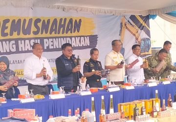Pemusnahan 22,4 Juta Batang Rokok Ilegal, Bea Cukai Sumbagtim Potensi Kerugian Negara Rp20,56 Miliar Berhasil Dicegah
