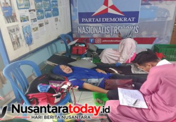 Demokrat Donor Darah Untuk Negeri, Target 100 Kantong Terlampaui