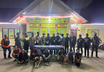 Grebek Kampung Narkoba di Plaju, Polsek Plaju Ringkus 8 Orang Termasuk Penyedia Tempat