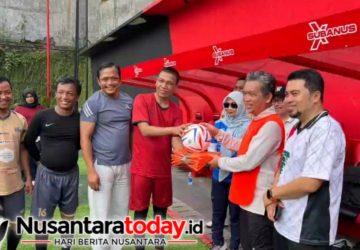 Al Muzammil Yusuf dan PWI Lampung Pererat Silaturahmi Lewat Mini Soccer
