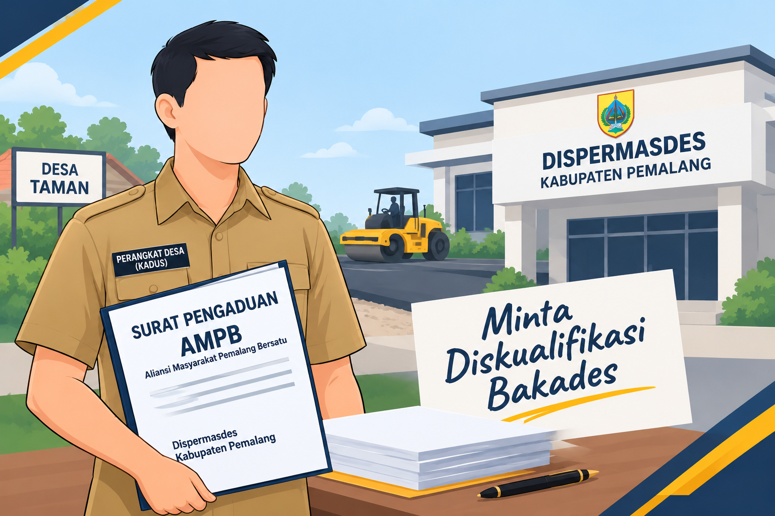Dugaan Rangkap Jabatan Perangkat Desa Taman, AMPB Desak Dispermasdes Pemalang Turun Tangan 6 file 00000000072882119fb9eb8f142eebb1